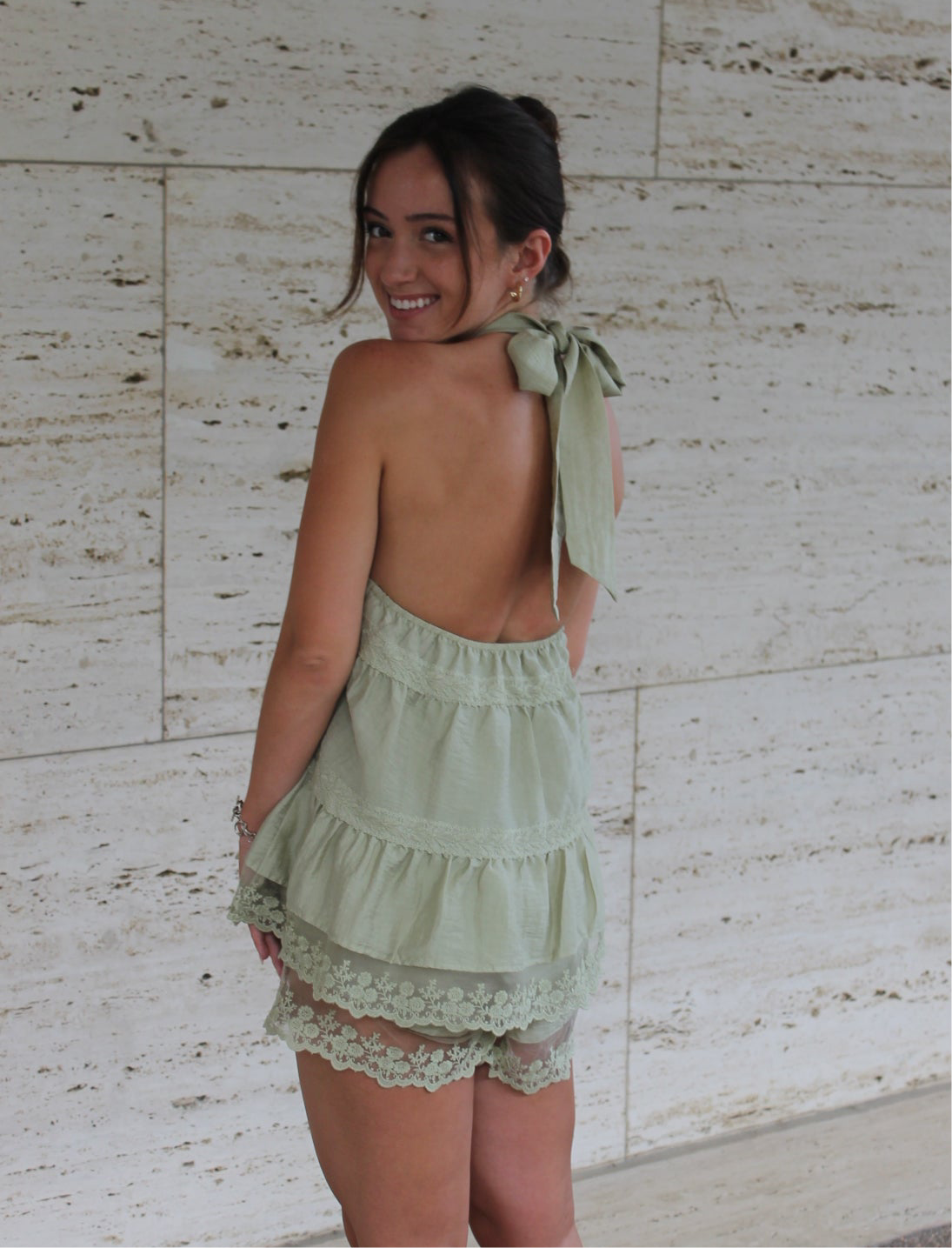 Palm Shorts Set