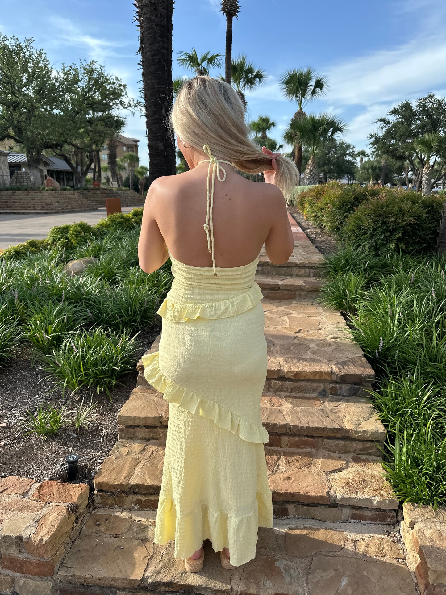 Golden Maxi Dress
