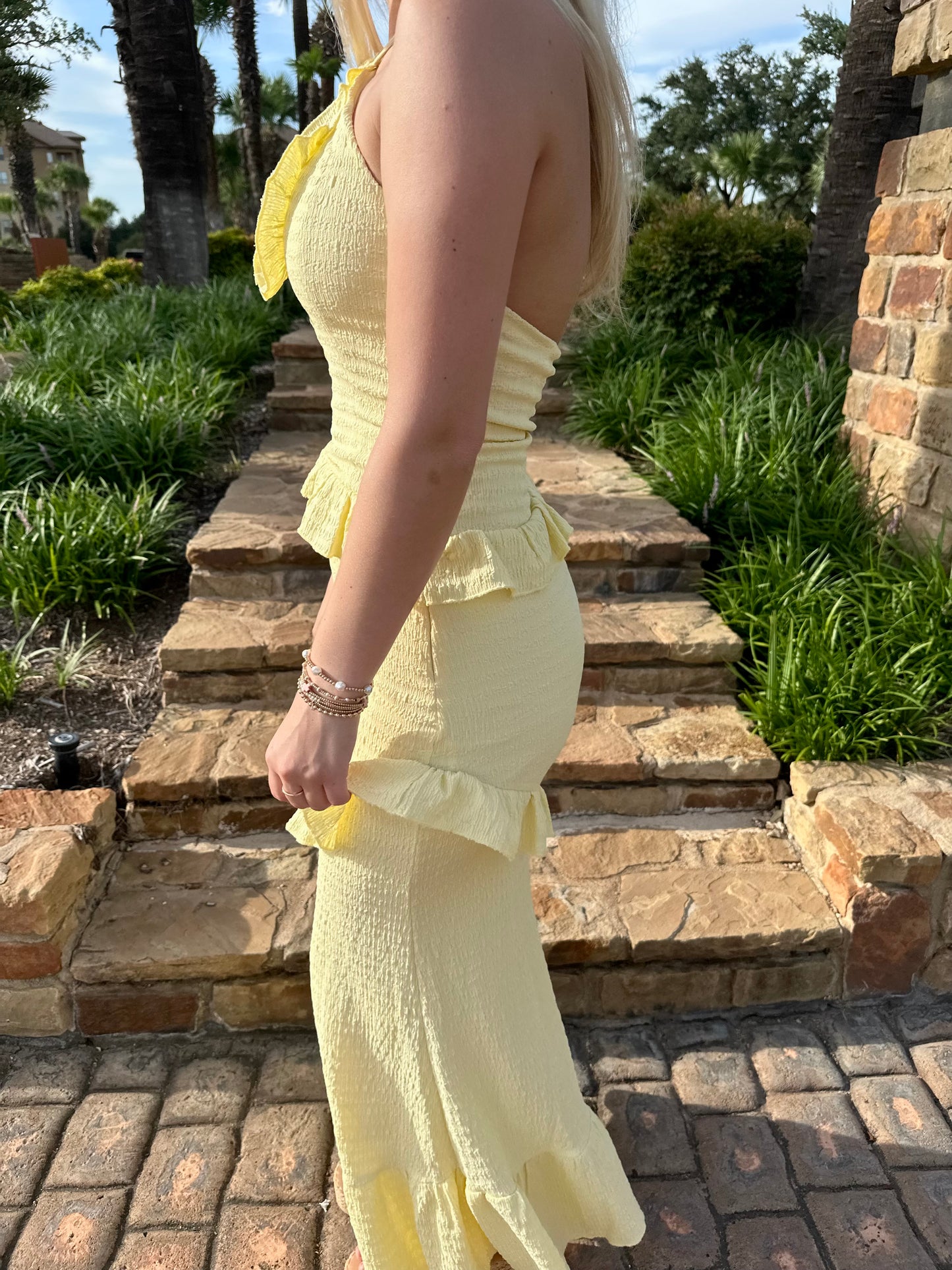 Golden Maxi Dress
