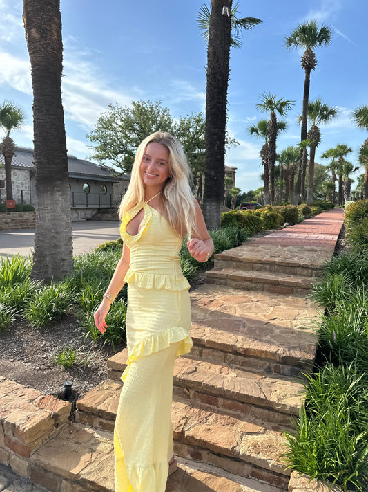 Golden Maxi Dress